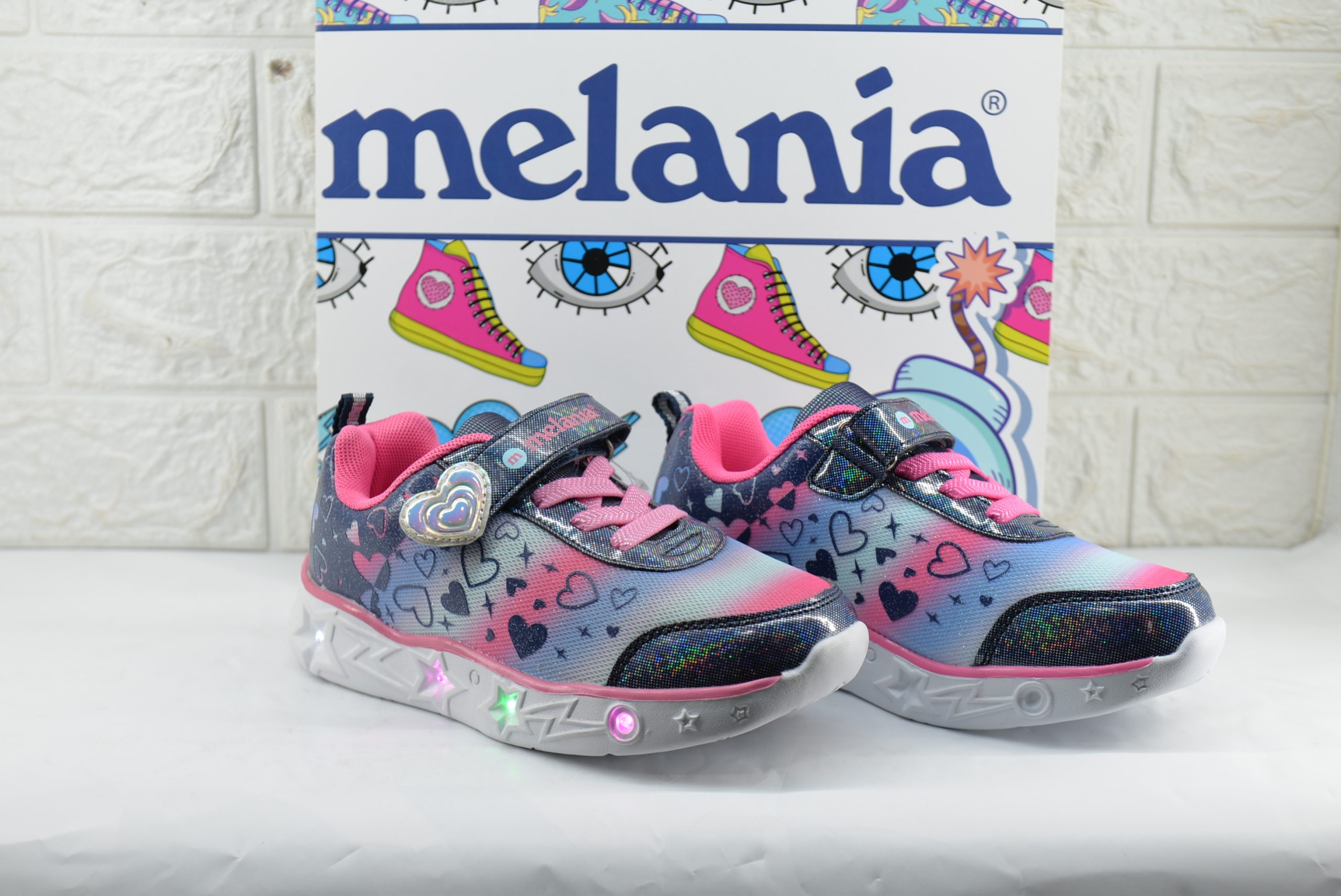 Sneakers Melania Blu Pink