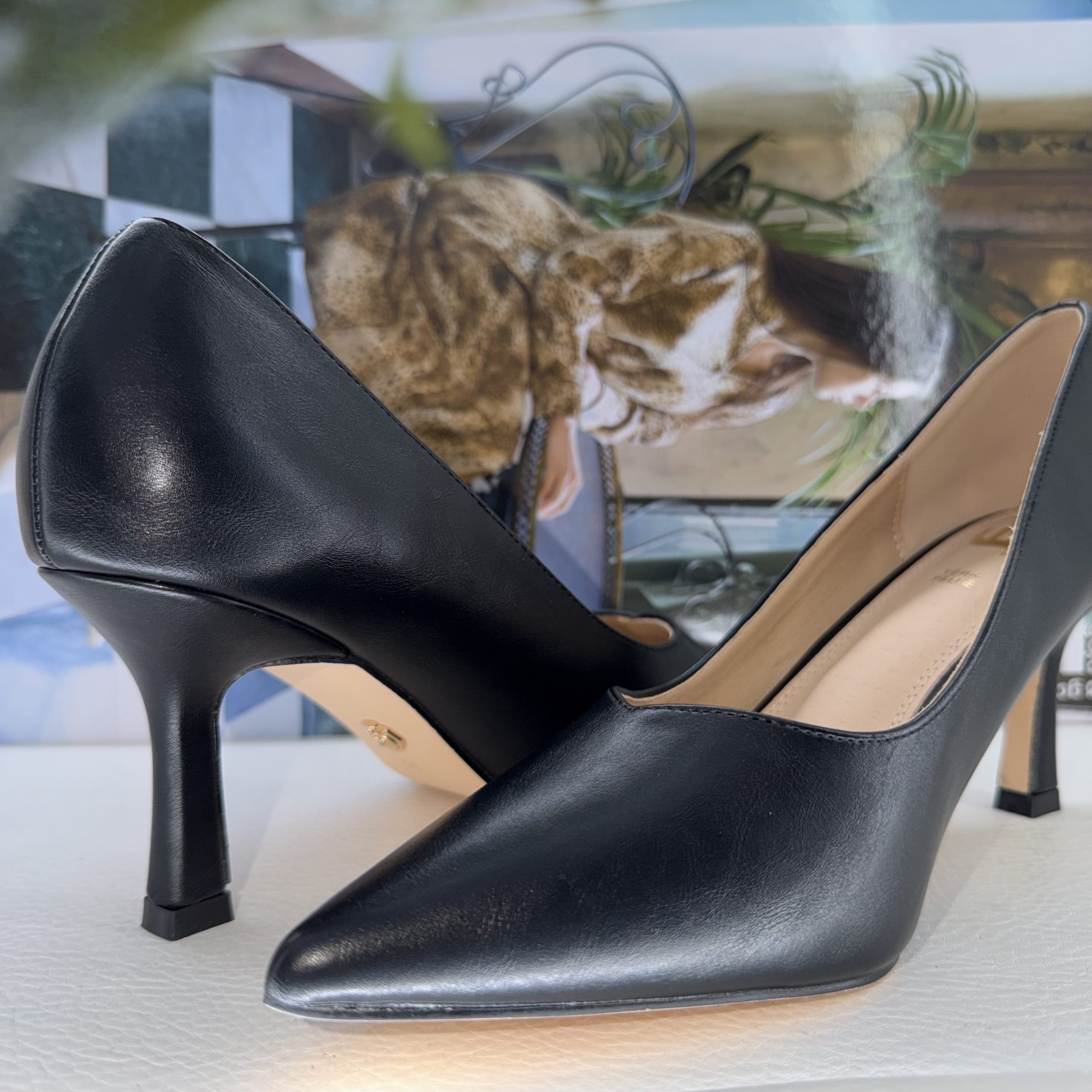 Décolleté Gold & Gold Nero Lether, Chiusa